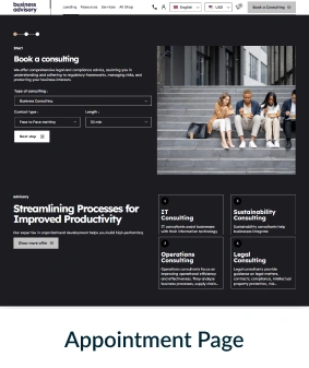 Business Advisory Shopify Theme