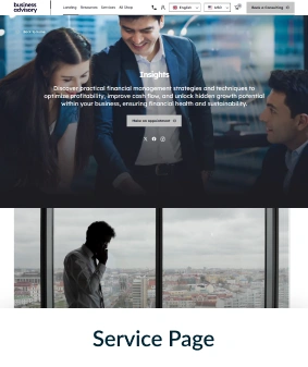 Business Advisory Shopify Theme