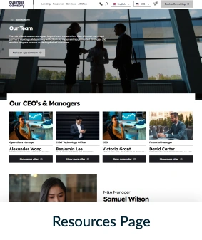 Business Advisory Shopify Theme