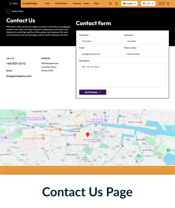 Camping Shopify Theme
