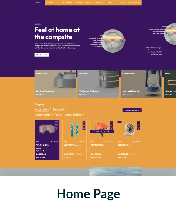 Camps Shopify Theme