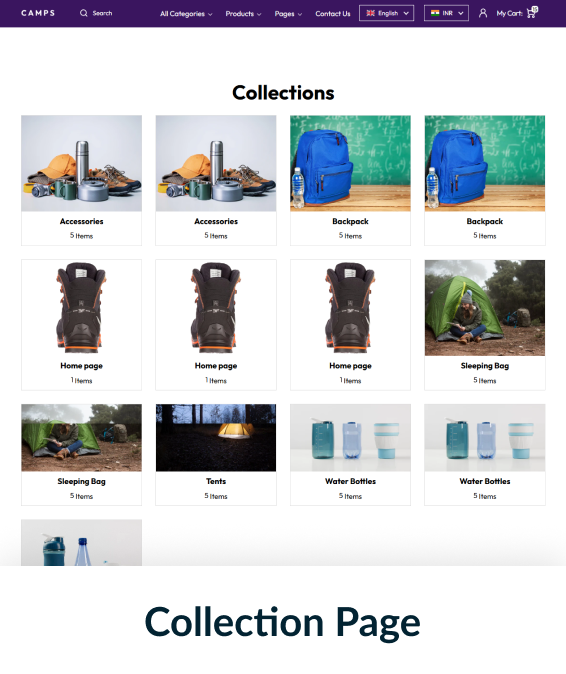 Camps Shopify Theme