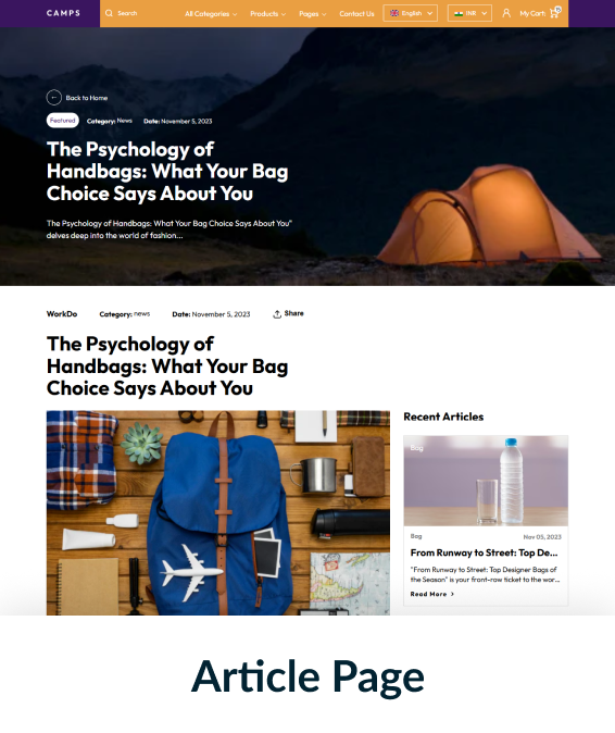Camps Shopify Theme
