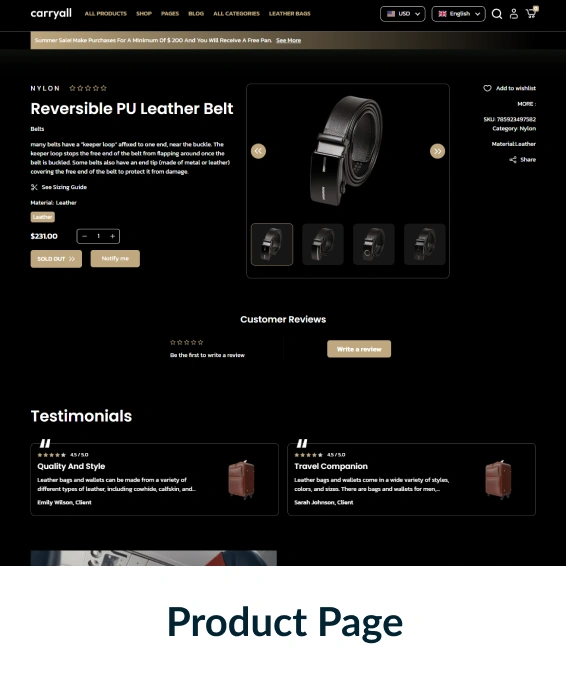 Carry All Shopify Theme