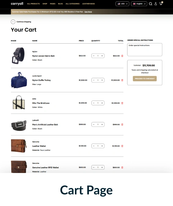 Carry All Shopify Theme
