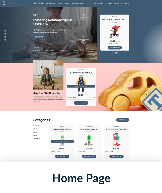 Childcare Shopify Theme