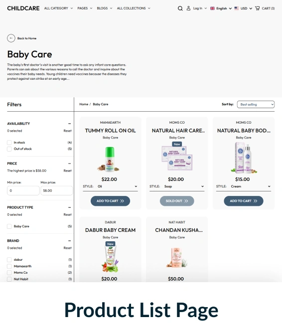 Childcare Shopify Theme