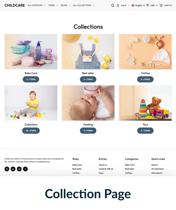 Childcare Shopify Theme