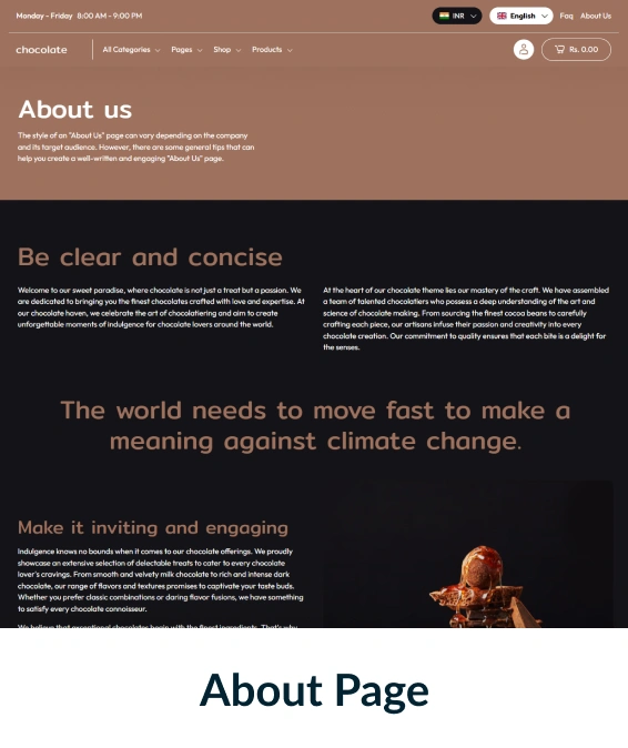 Chocolate Shopify Theme
