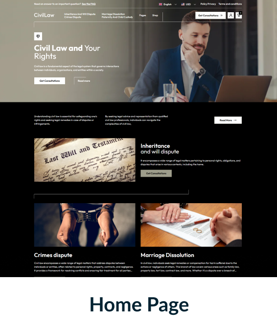 Civil Law Shopify Theme