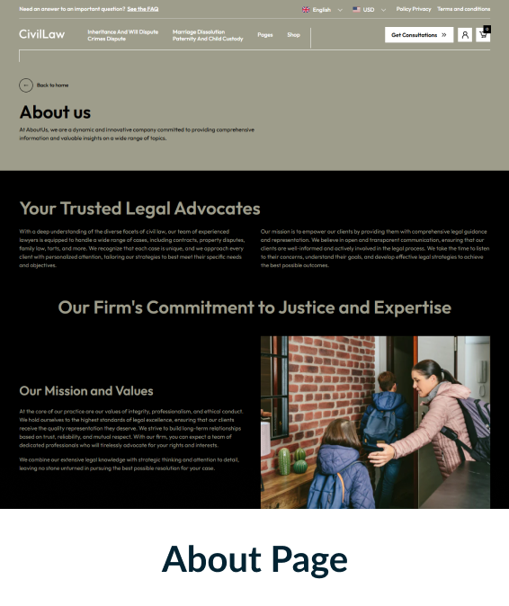 Civil Law Shopify Theme