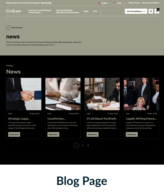 Civil Law Shopify Theme