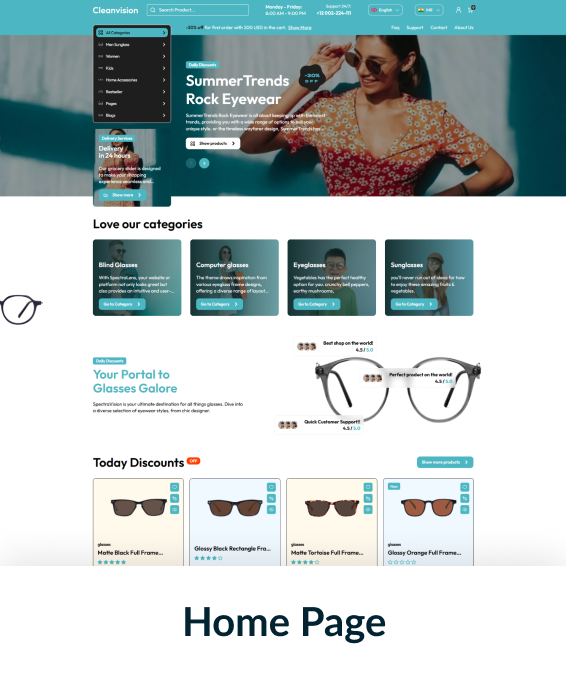 Cleanvision Shopify Theme