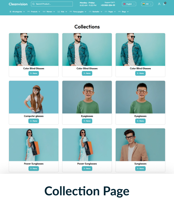 Cleanvision Shopify Theme