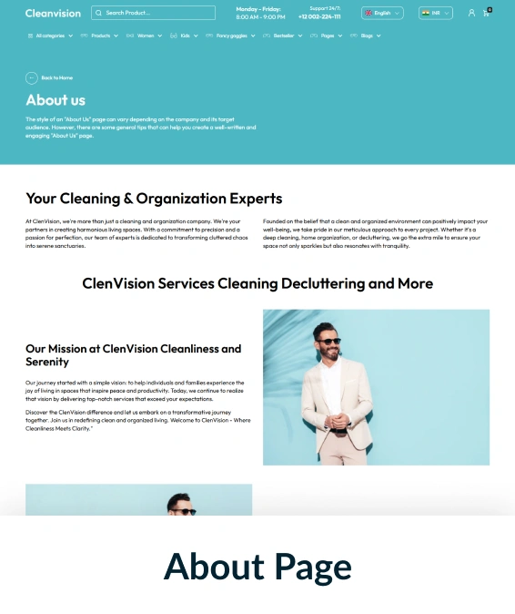 Cleanvision Shopify Theme