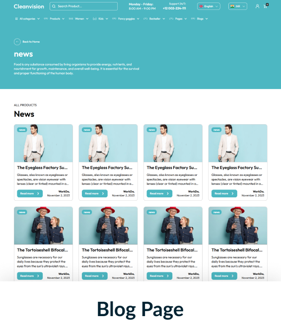 Cleanvision Shopify Theme