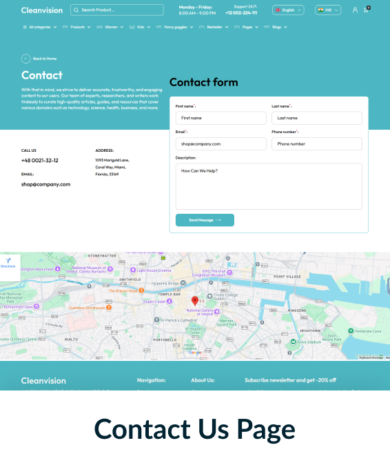 Cleanvision Shopify Theme