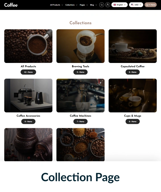 Coffee Shopify Theme