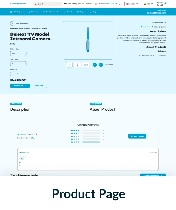 Cosmetic Dentistry Shopify Theme