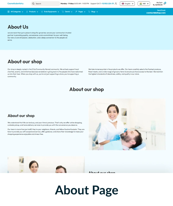 Cosmetic Dentistry Shopify Theme