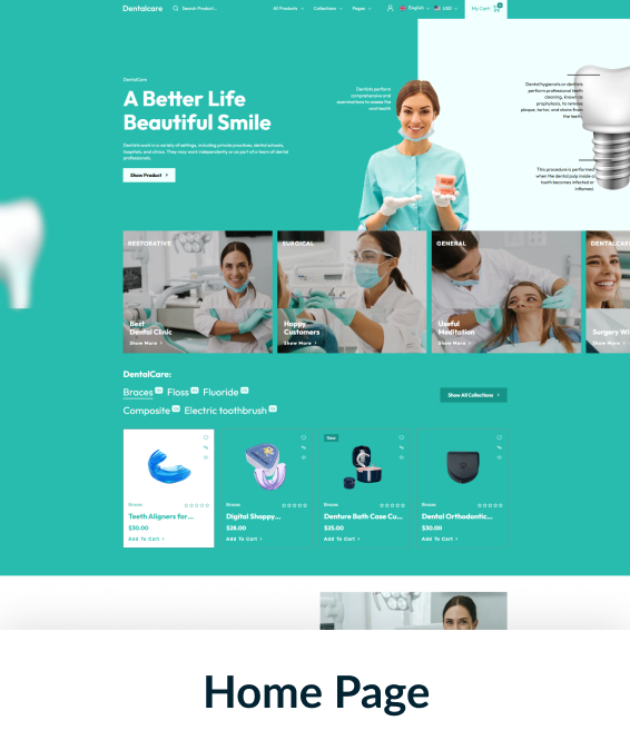 DentalCare Shopify Theme