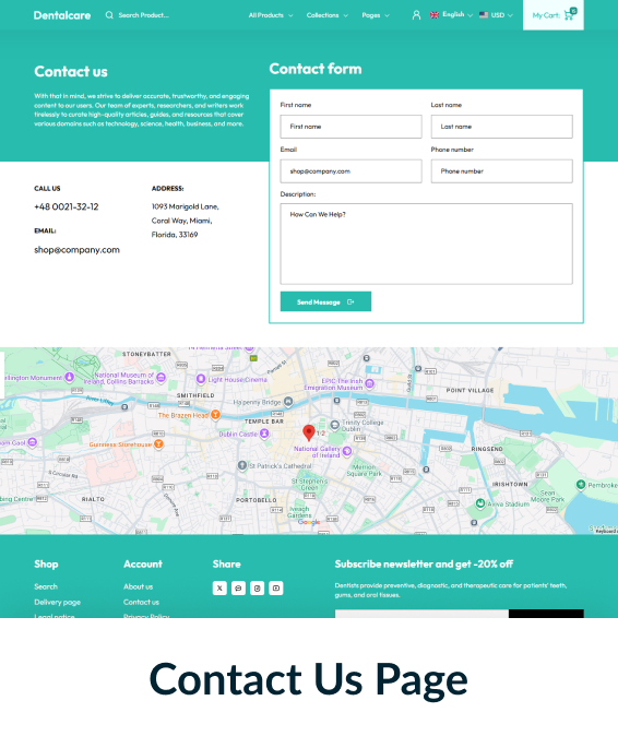 DentalCare Shopify Theme