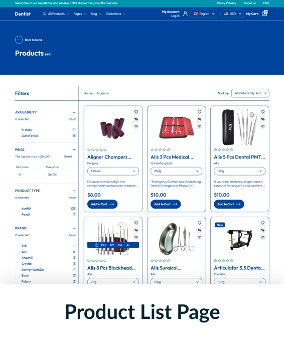Dentist Shopify Theme