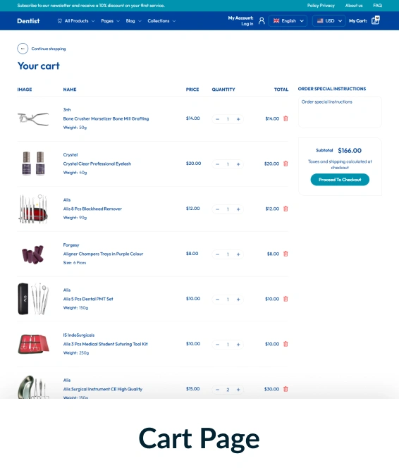 Dentist Shopify Theme