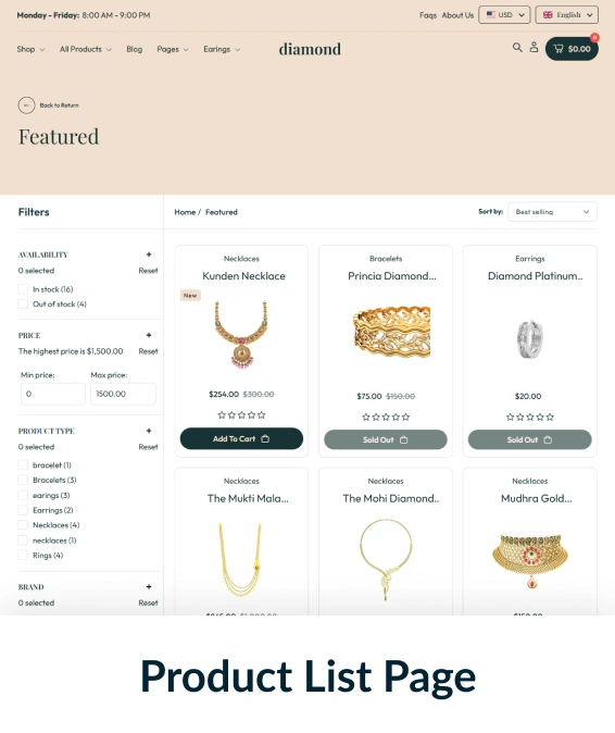 Diamond Shopify Theme