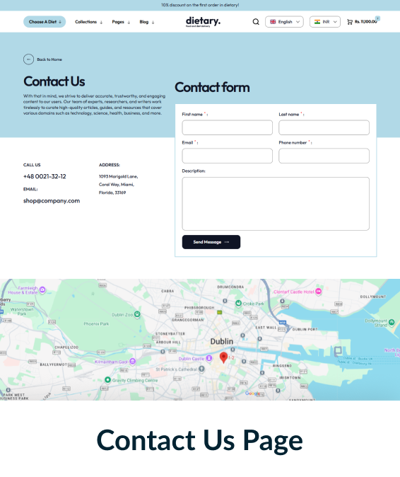 Dietary Shopify Theme