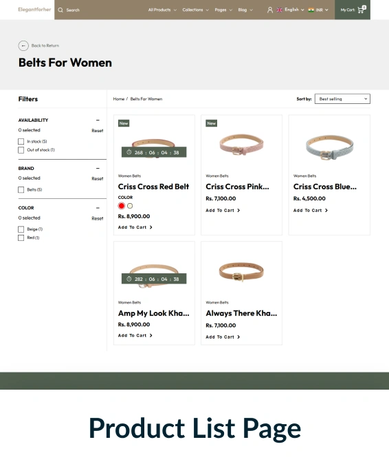 Elegant For Her Shopify Theme