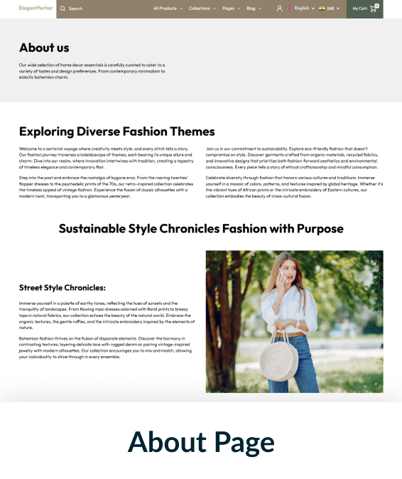 Elegant For Her Shopify Theme