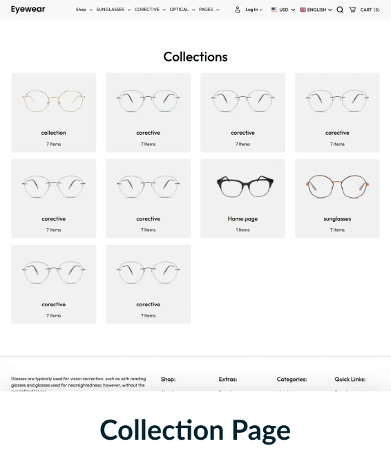 Eyewear Shopify Theme