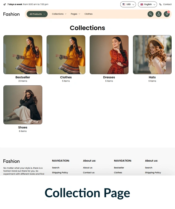 Fashion Shopify Theme