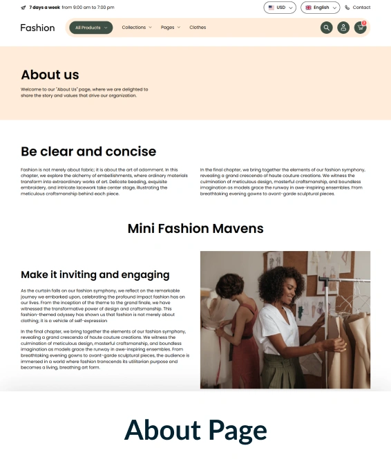 Fashion Shopify Theme