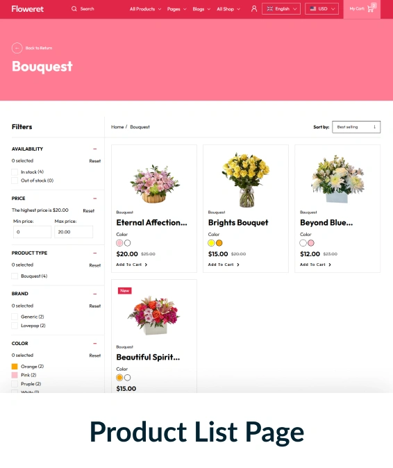 Floweret Shopify Theme