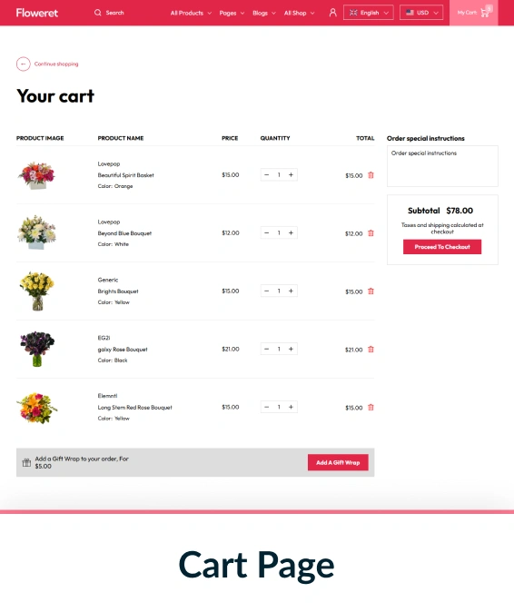 Floweret Shopify Theme