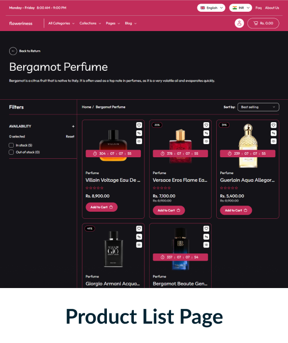 Floweriness Shopify Theme