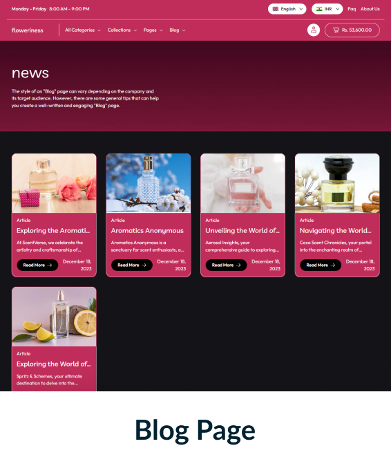 Floweriness Shopify Theme