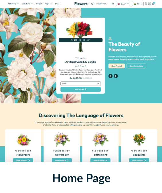Flowers Shopify Theme