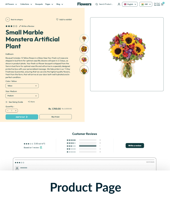 Flowers Shopify Theme