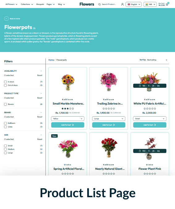 Flowers Shopify Theme