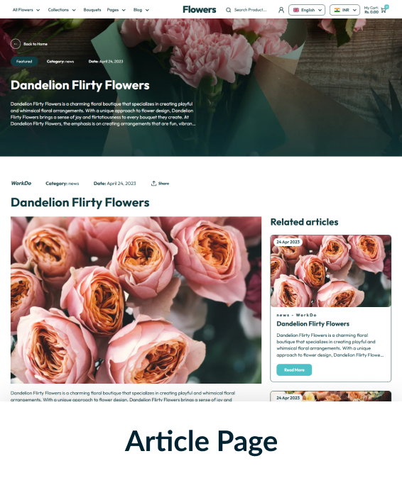 Flowers Shopify Theme