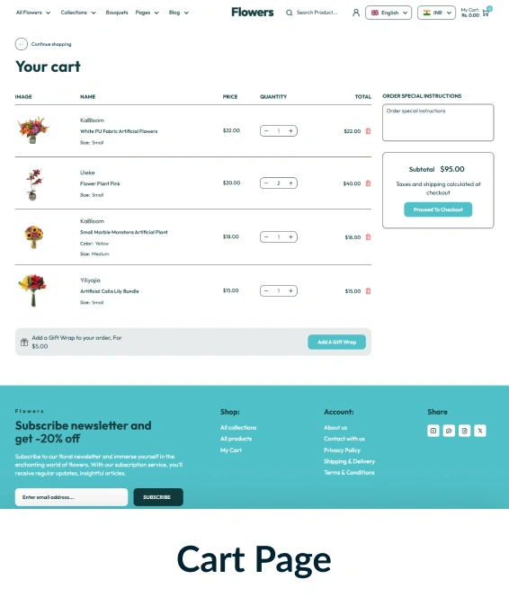 Flowers Shopify Theme