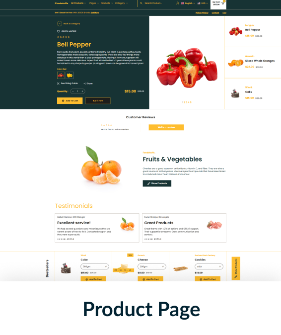 Food Stuffs Shopify Theme