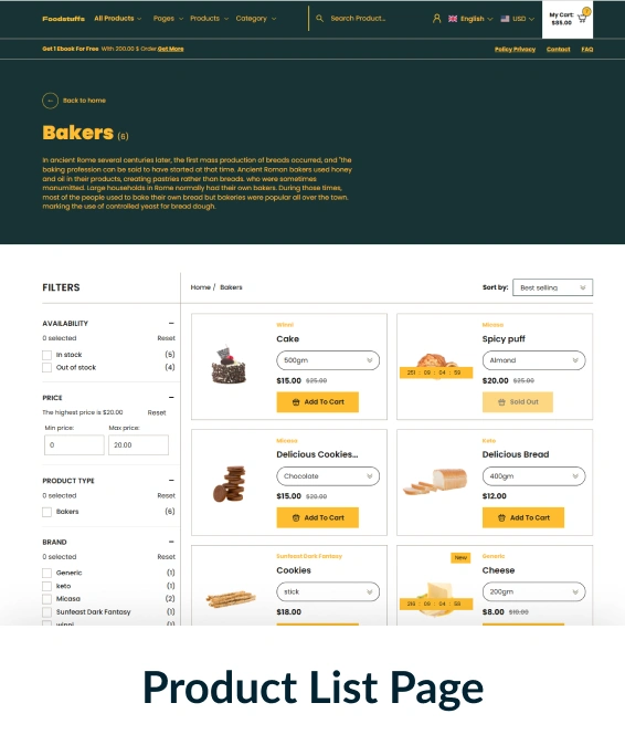Food Stuffs Shopify Theme