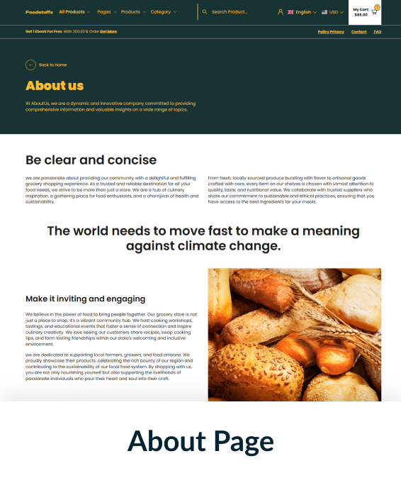 Food Stuffs Shopify Theme