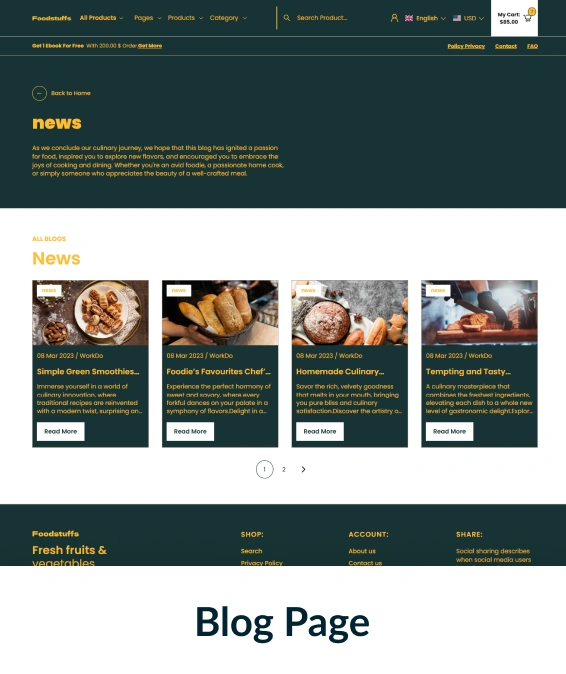 Food Stuffs Shopify Theme