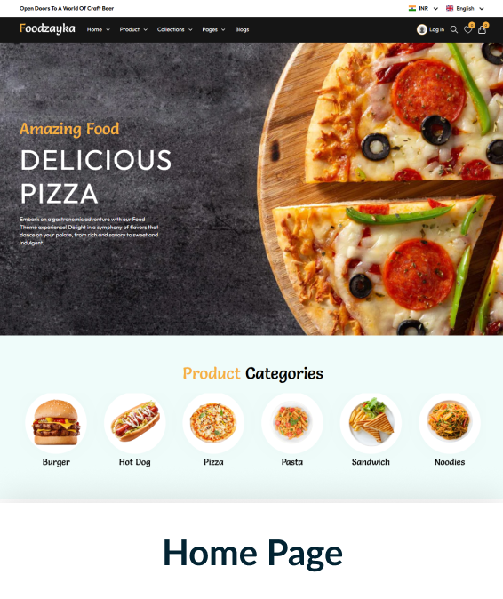 Foodzayka Shopify Theme