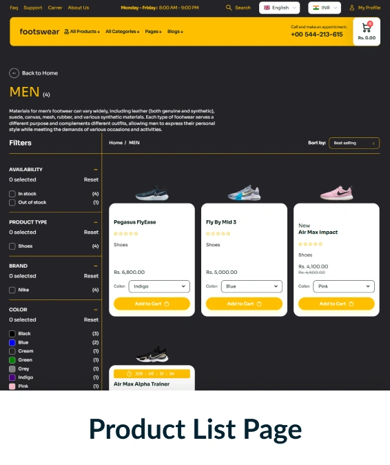 Footswear Shopify Theme